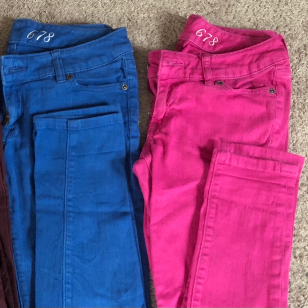 The Limited 678 color jeans